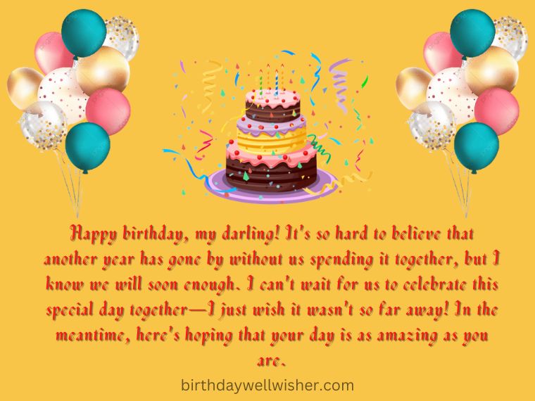 Birthday Wishes for Lovers with Images